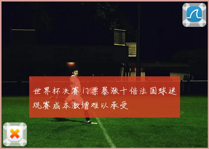 世界杯决赛门票暴涨十倍法国球迷观赛成本激增难以承受
